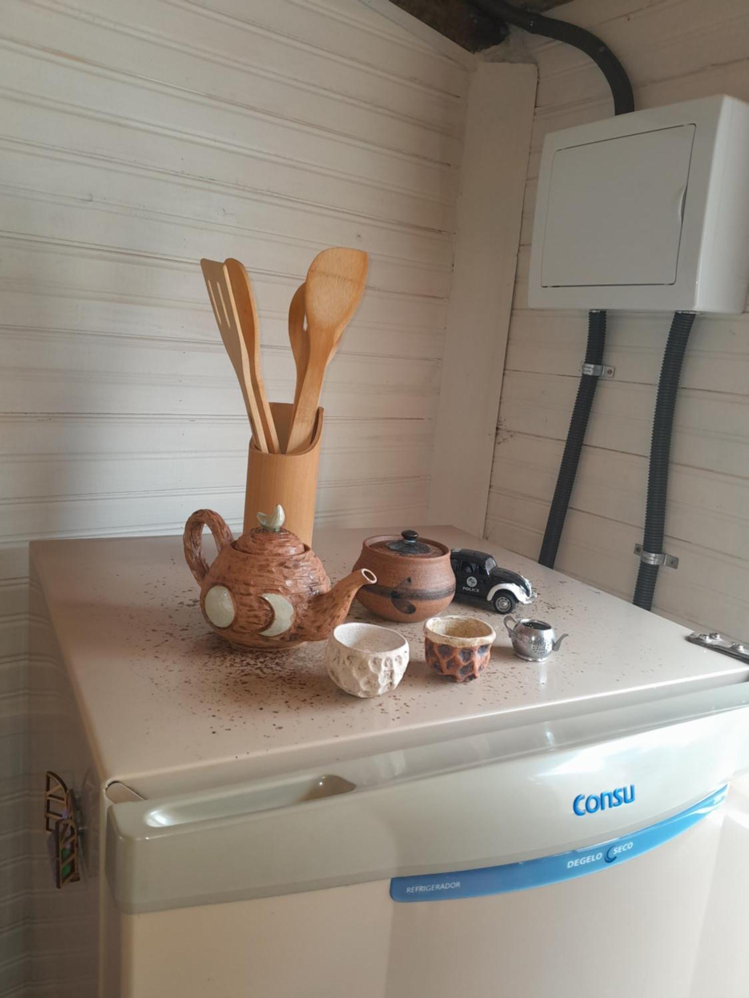 Appartamento Chale Bambu3 Cunha Esterno foto